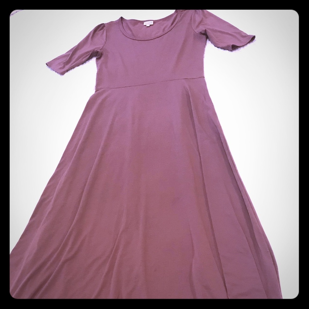 LulaRoe Mauve Ana Maxi Dress